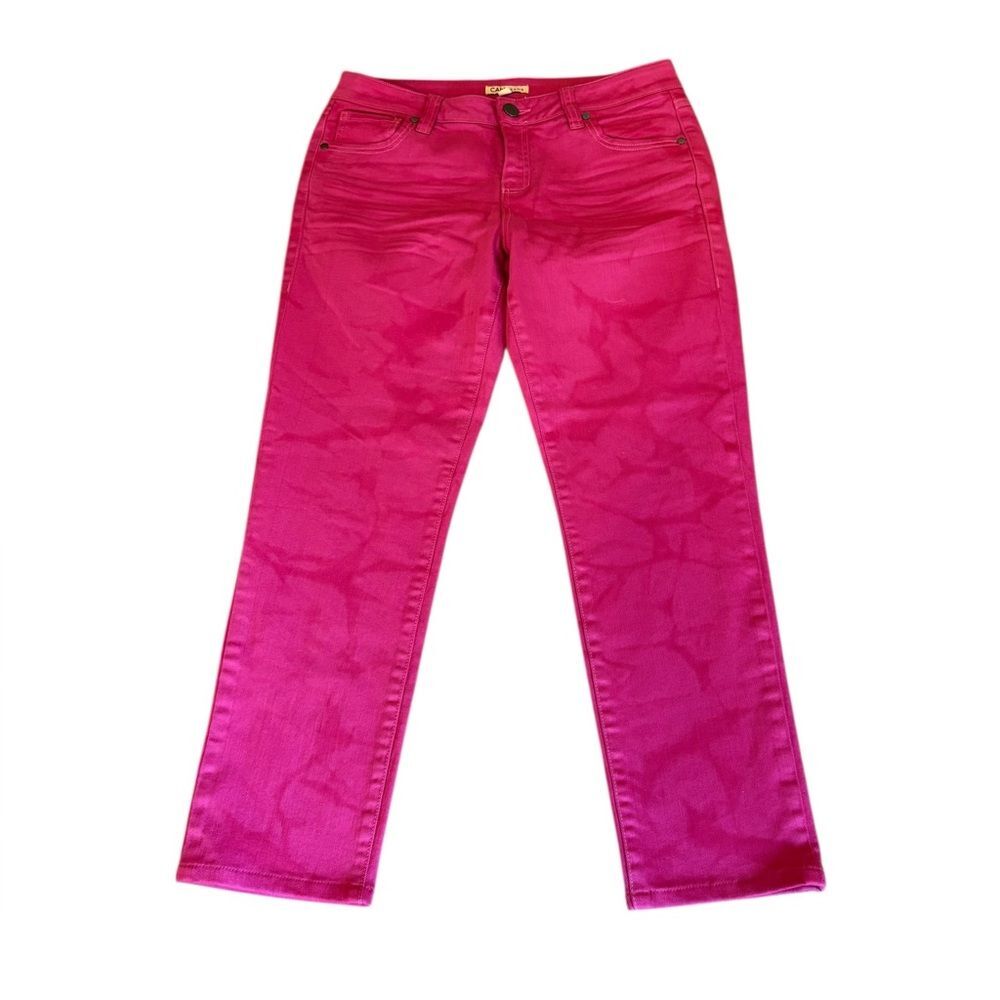 CAbi Slim Fit Pink Wash Denim Jeans Womens Size 10